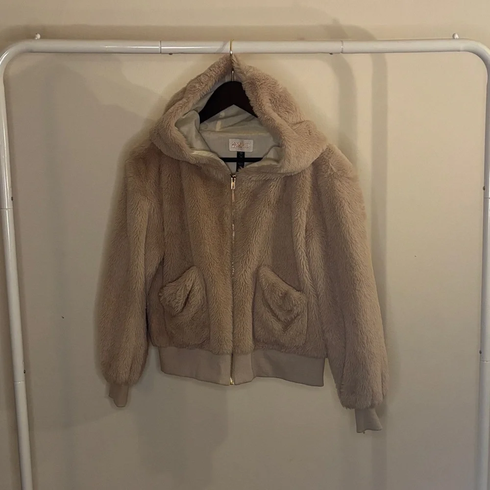 Beach Riot Cream Teddy Jacket - Picture 3 of 4